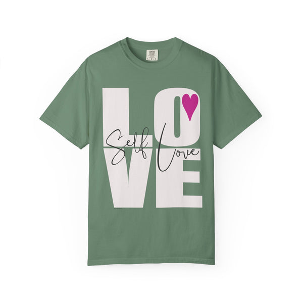 ♡ Self-LOVE .: Garment Dyed 100% Cotton T-Shirts (Relaxed fit)