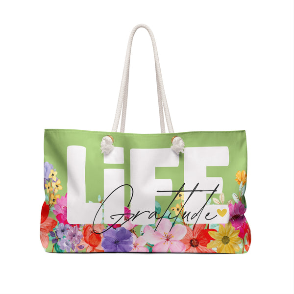 ♡ LiFE :: Gratitude :: Floral Collection .: Fashion Tote Bag