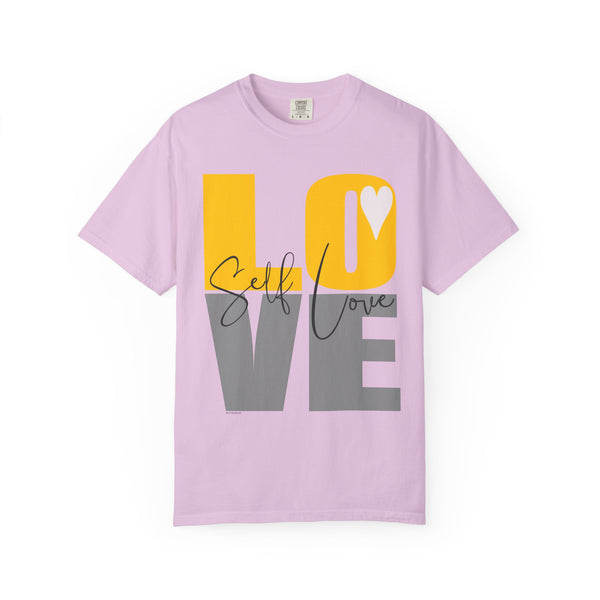 ♡ Self-LOVE .: Garment Dyed 100% Cotton T-Shirts (Relaxed fit)