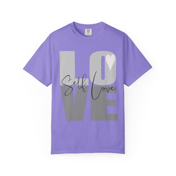 ♡ Self-LOVE .: Garment Dyed 100% Cotton T-Shirts (Relaxed fit)