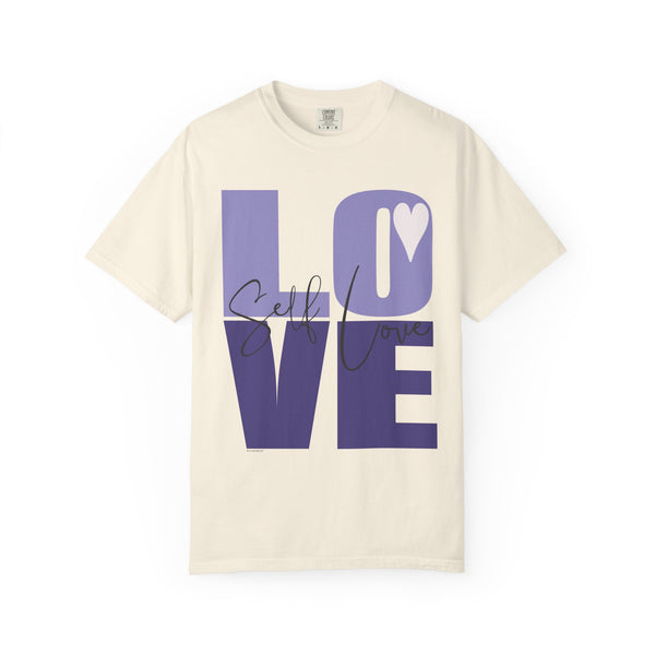 ♡ Self-LOVE .: Garment Dyed 100% Cotton T-Shirts (Relaxed fit)