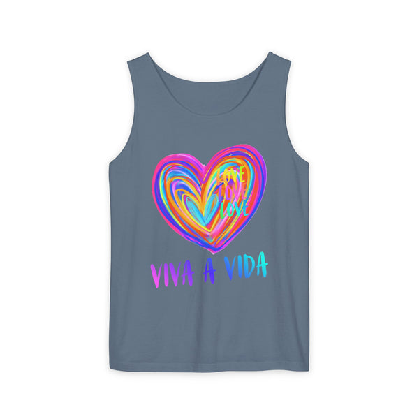 VIVA A VIDA .: Garment-Dyed Tank Top