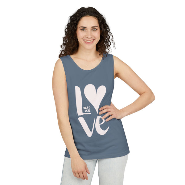More Self LOVE .: Garment-Dyed Tank Top
