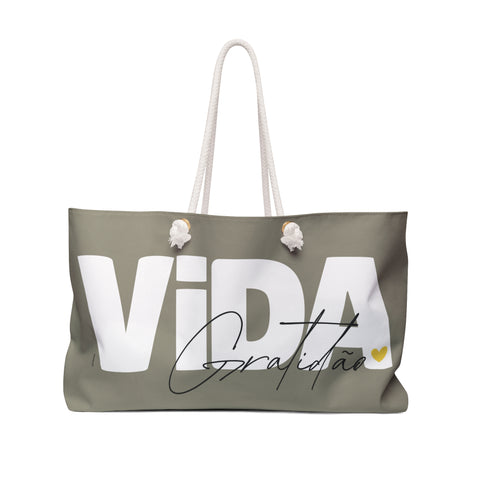 ♡ VIDA .: Gratidão :: Weekender Tote