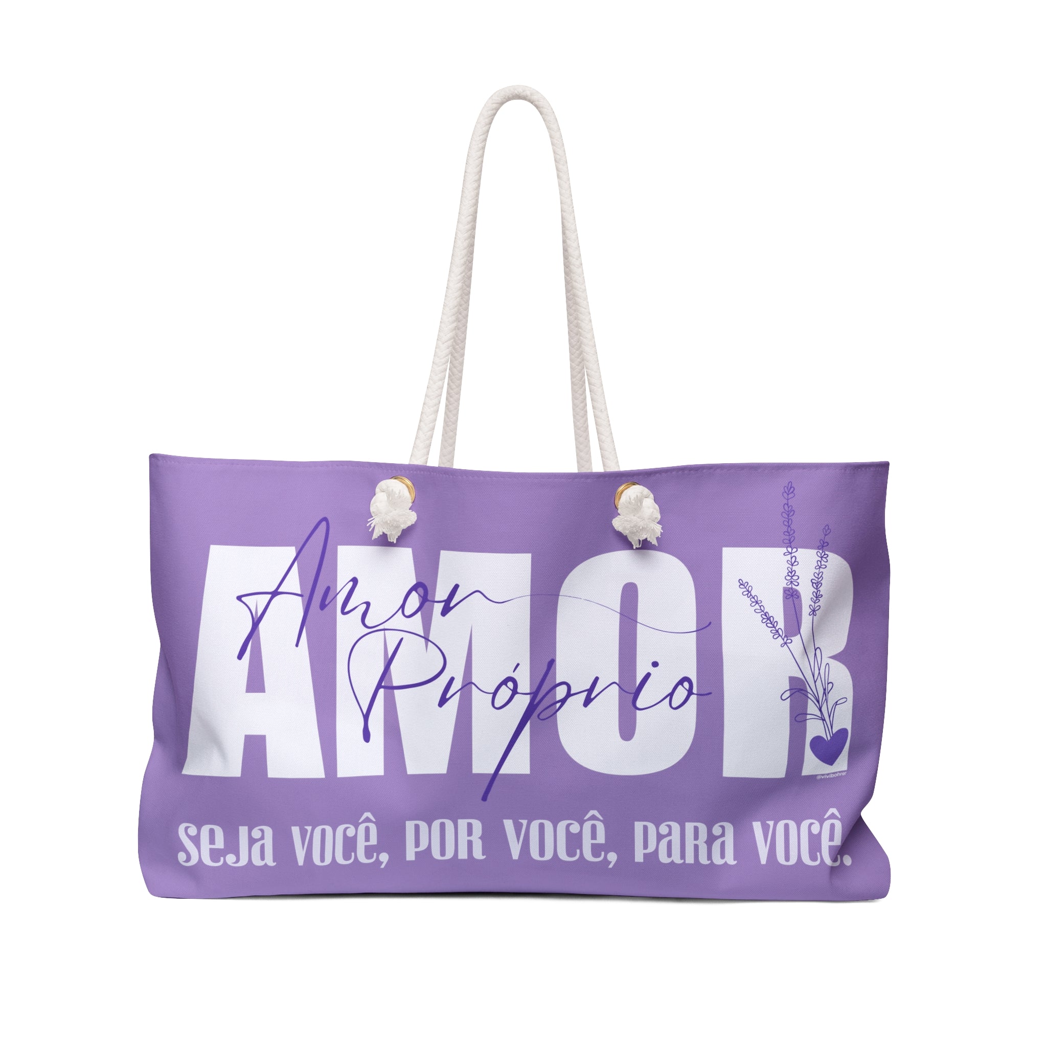 ♡ Amor Próprio :: Coleção Lavanda :: Weekender Tote