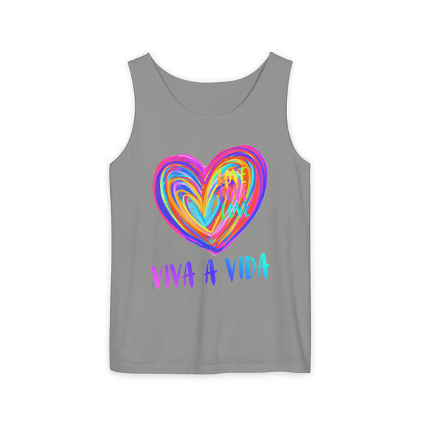 VIVA A VIDA .: Garment-Dyed Tank Top