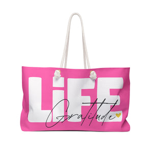 ♡ LIFE .: Gratitude :: Weekender Tote