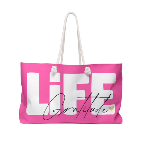 ♡ LIFE .: Gratitude :: Weekender Tote