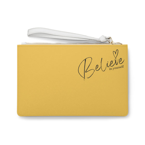 ♡ It's about self LOVE  :: Clutch Bag with Inspirational Design