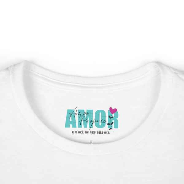 ♡ Amor Próprio .: Crescendo e Florescendo .: Softstyle Tee (Semi-fitted)