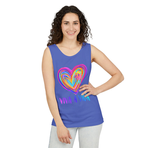 VIVA A VIDA .: Garment-Dyed Tank Top