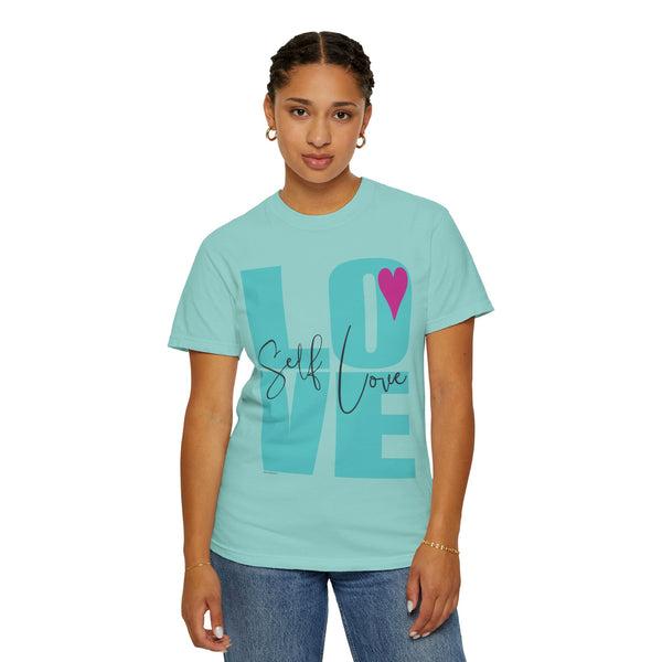 ♡ Self-LOVE .: Garment Dyed 100% Cotton T-Shirts (Relaxed fit)