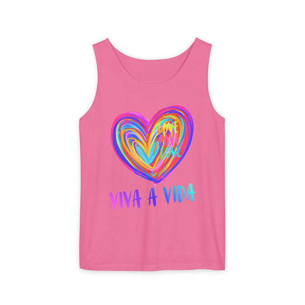 VIVA A VIDA .: Garment-Dyed Tank Top