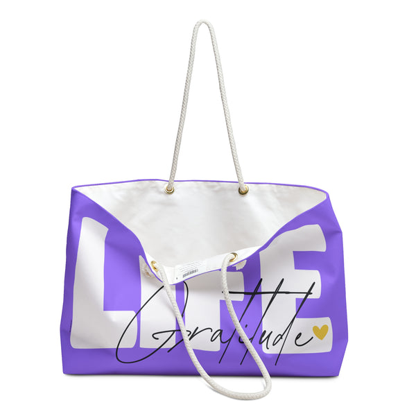 ♡ LIFE .: Gratitude :: Weekender Tote