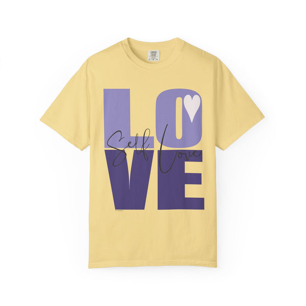 ♡ Self-LOVE .: Garment Dyed 100% Cotton T-Shirts (Relaxed fit)
