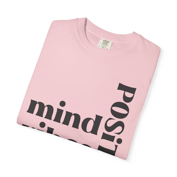 ♡ Positive Mind-Vibes-Life .: Unisex Garment Dyed 100% Cotton T-Shirts (Relaxed fit)