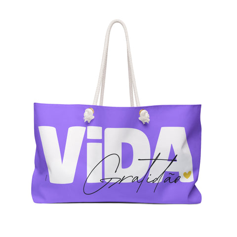 ♡ VIDA .: Gratidão :: Weekender Tote