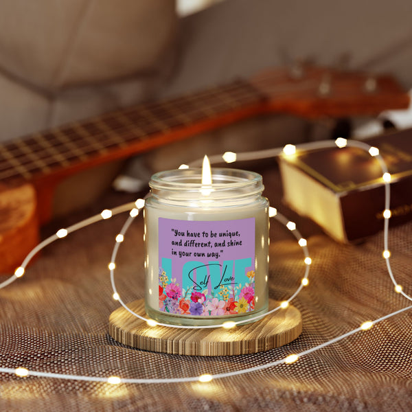 ♡ SELF LOVE .: Scented Candle (4oz) Eco Friendly