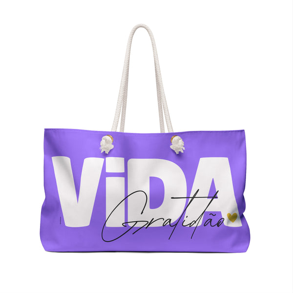 ♡ VIDA .: Gratidão :: Weekender Tote