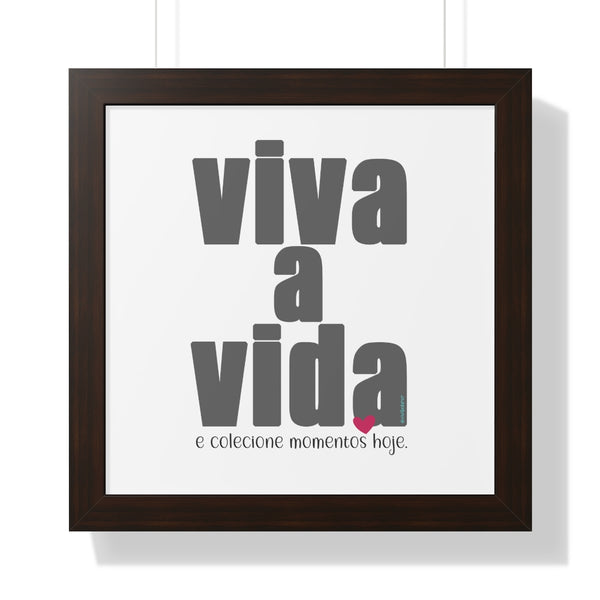 Viva a Vida ♡ Inspirational Framed Poster Decoration