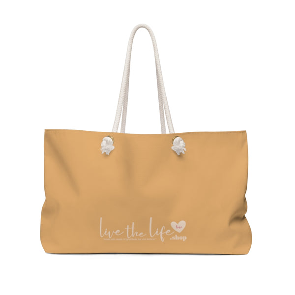 ♡ Live the Life :: Colourful Weekender Tote