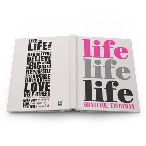 LIFE . Grateful Everyday .: Viva a Vida ♡ Hardcover Journal