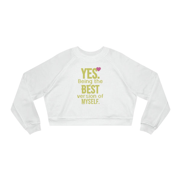 ♡ Relaxed fit Cropped Fleece Pullover (Best Version of MySelf Collection)