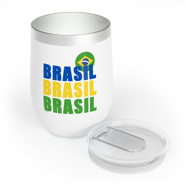 BRASIL .: Chill Wine Tumbler .: 12oz