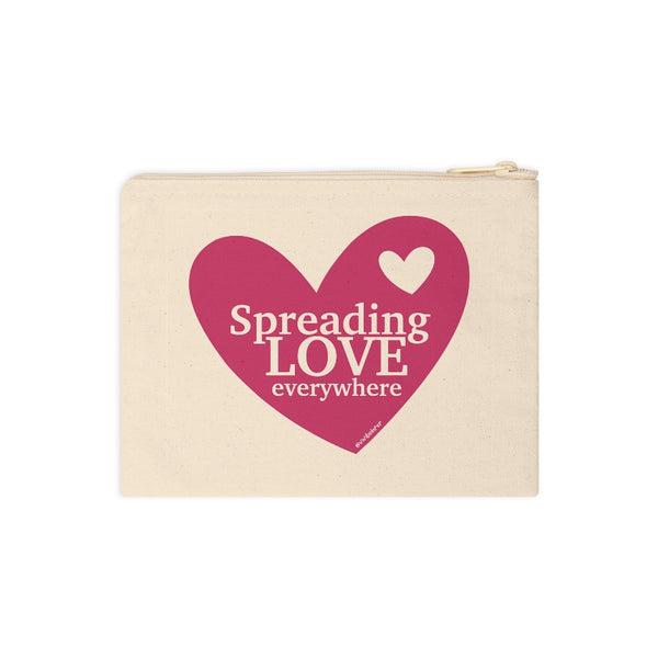♡ Spreading LOVE everywhere .: Natural Cotton Zipper Pouch