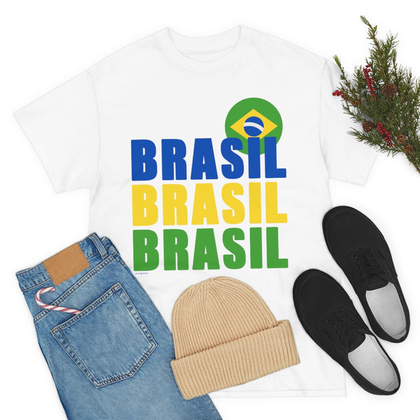 Camiseta BRASIL .: Heavy Cotton Tee (Classic fit) 100% cotton