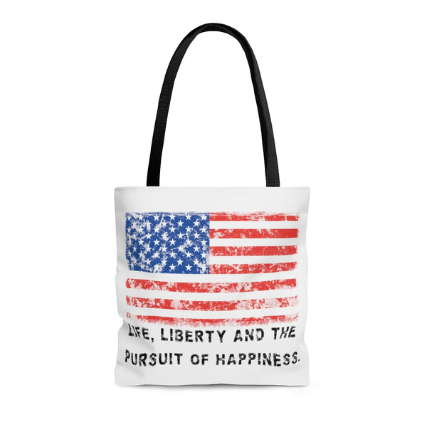 "Life, Liberty and the pursuit of Happiness" ::  PRACTICAL TOTE BAG