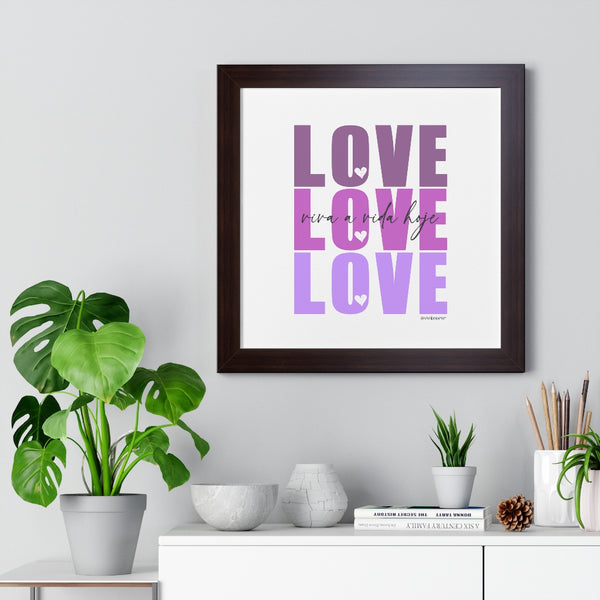 ♡ Inspirational Framed Poster Decoration