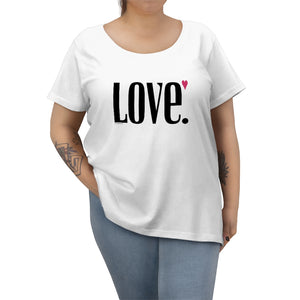 ♡ BASIC LOVE Collection .: Women's Curvy Tee (Plus size fit)