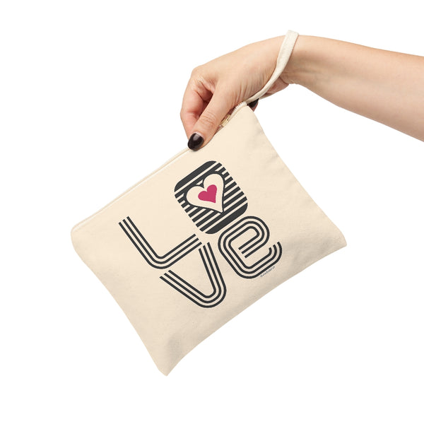 ♡ LOVE .: Natural Cotton Zipper Pouch