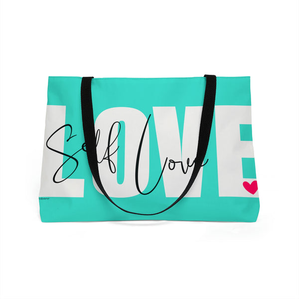 SELF LOVE .: BE YOU .: Super Weekender Tote Bag {24" × 13"}