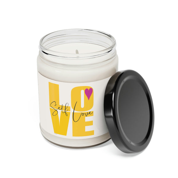 ♡ Self-LOVE .:  Inspirational :: 100% natural Soy Candle, 9oz  :: Eco Friendly