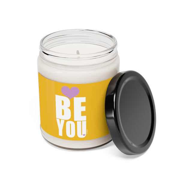 BE YOU ♡ Inspirational :: 100% natural Soy Candle, 9oz  :: Eco Friendly