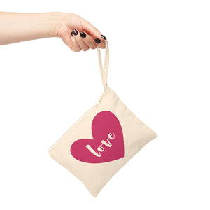 ♡ LOVE .: Natural Cotton Zipper Pouch