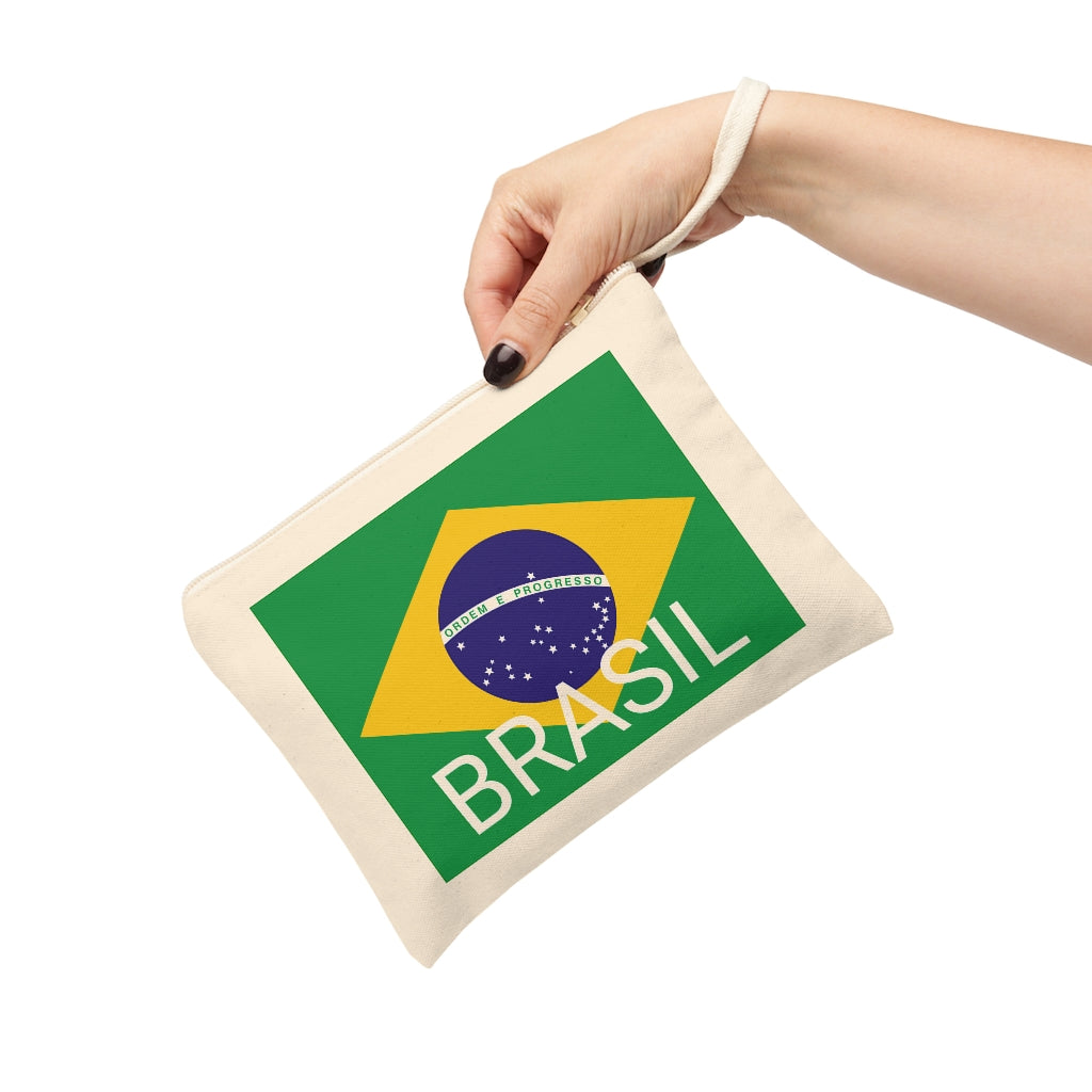 BRASIL .: Cotton Zipper Pouch