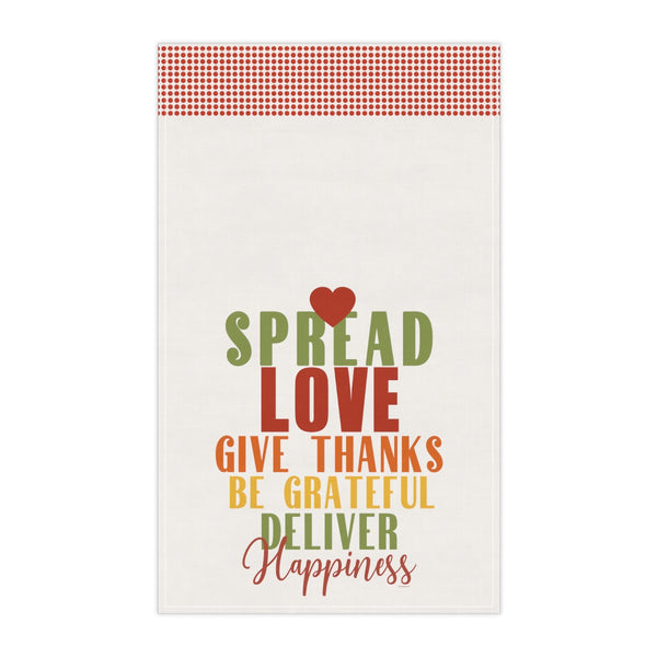 Spread LOVE ♡ Decorative Kitchen Towel with Positive Affirmations