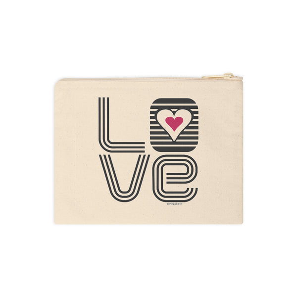 ♡ LOVE .: Natural Cotton Zipper Pouch