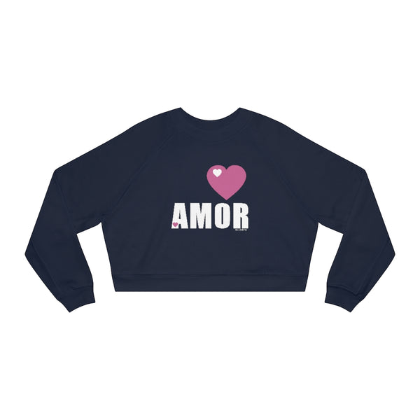 ♡ Relaxed fit Cropped Fleece Pullover (AMOR Collection)
