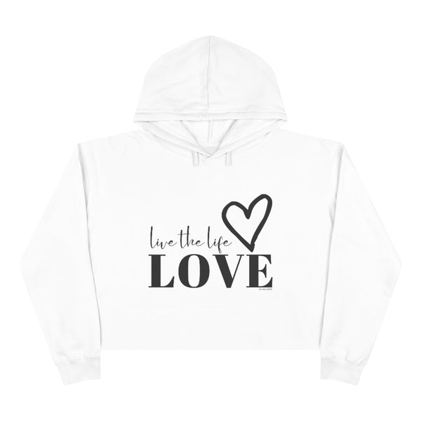 ♡  Live the Life LOVE :: Super Stylish Crop-top Hoodie