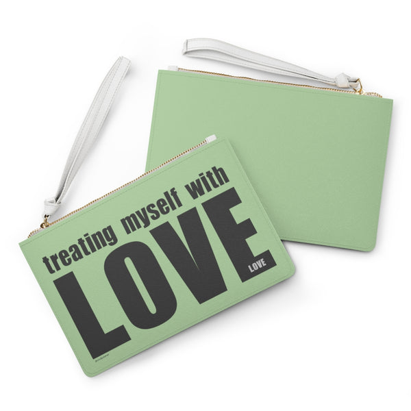 ♡  Treating myself with LOVE :: Clutch Bag with Inspirational Design