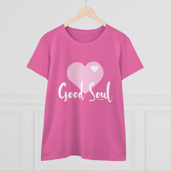 Good Soul .: Women's Midweight 100% Cotton Tee (Semi-fitted)