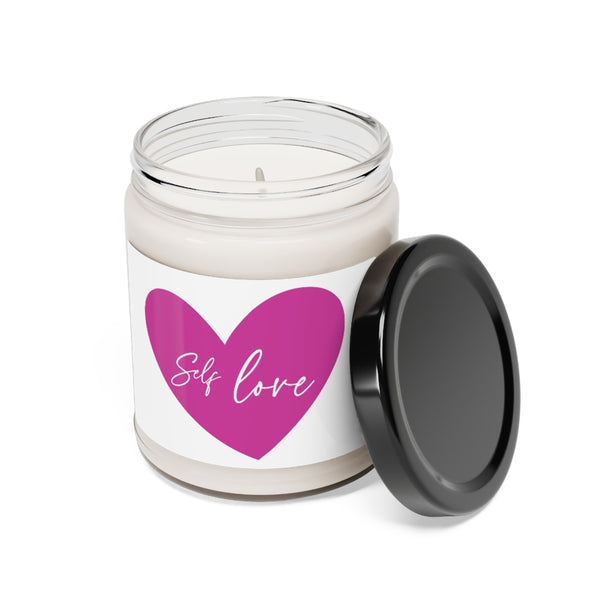SELF LOVE ♡ Inspirational :: 100% natural Soy Candle, 9oz  :: Eco Friendly