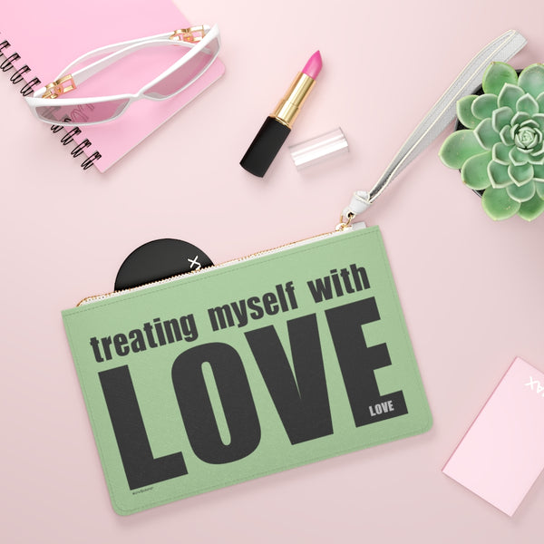 ♡  Treating myself with LOVE :: Clutch Bag with Inspirational Design