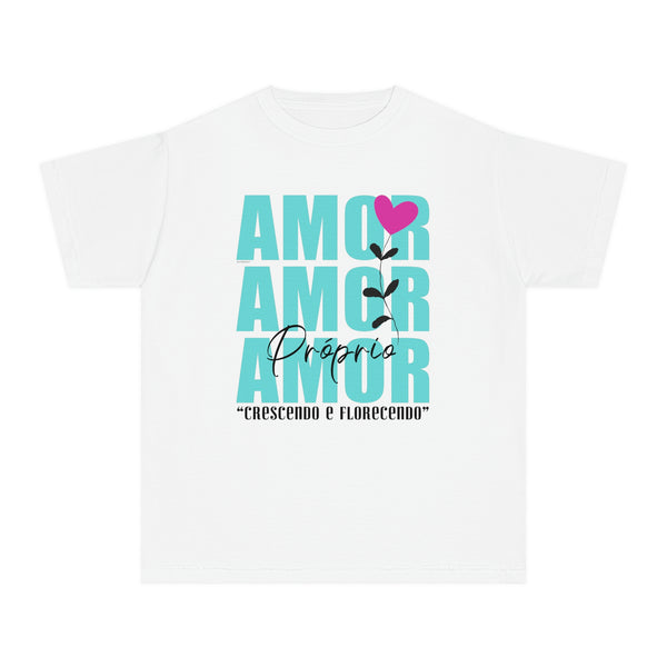 ♡ Amor Próprio .: Crescendo e Florescendo .: Youth girl's Tee (Classic Fit)