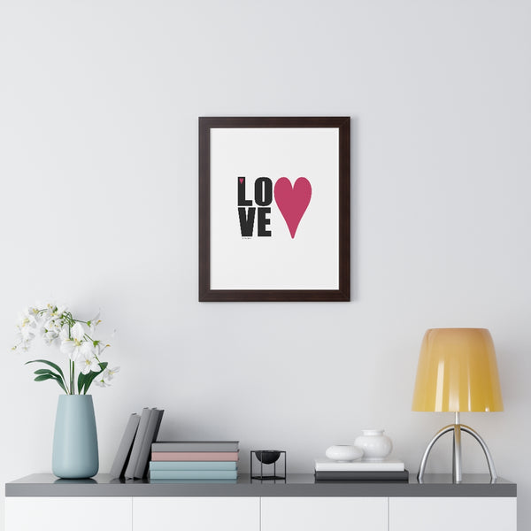 Love ♡ Inspirational Framed Poster Decoration