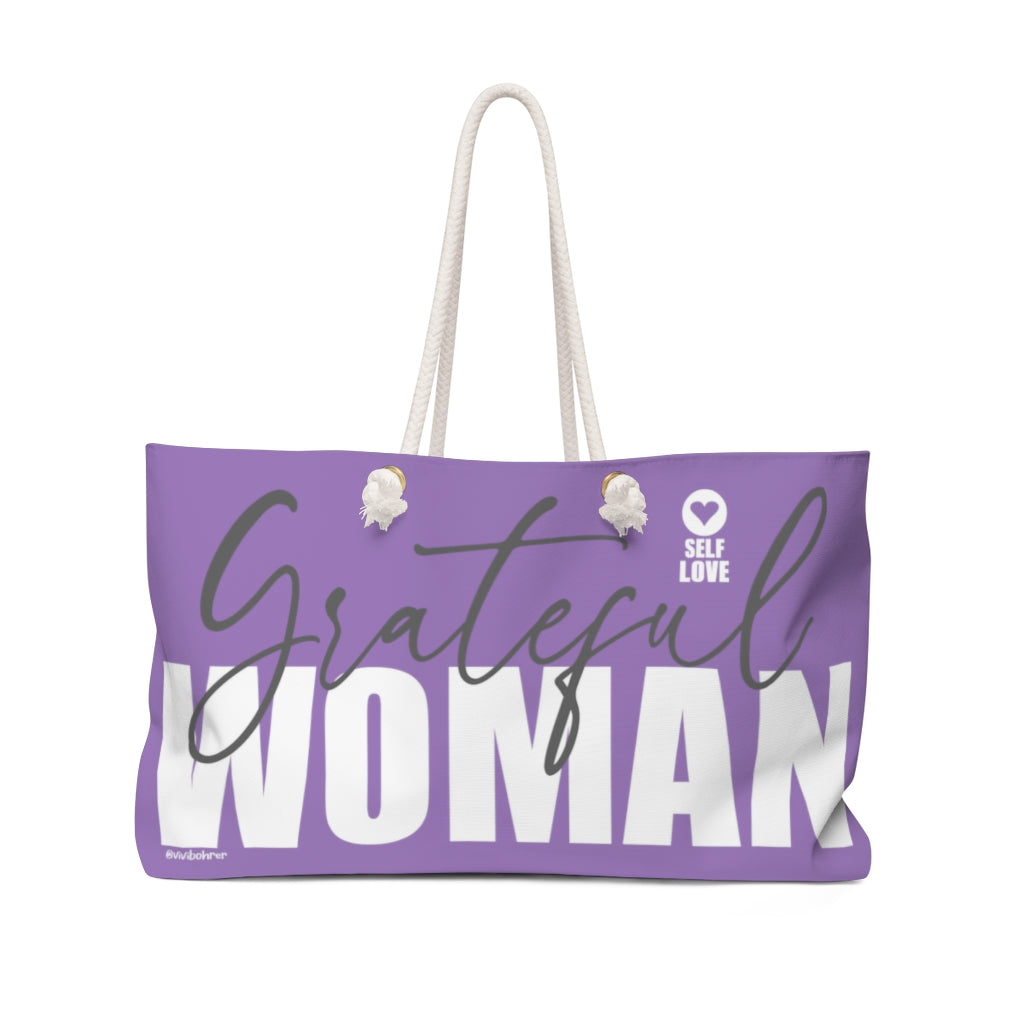 ♡ Grateful Woman :: Weekender Tote